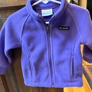 Columbia baby girls fleece jacket 12-18 months